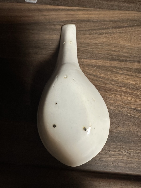 古玩陶瓷蝶紋粉彩湯勺拍賣,當(dāng)前價(jià)格600元