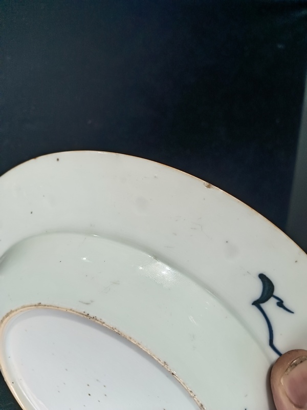 古玩陶瓷清康熙?博古紋青花盤拍賣,當前價格1500元