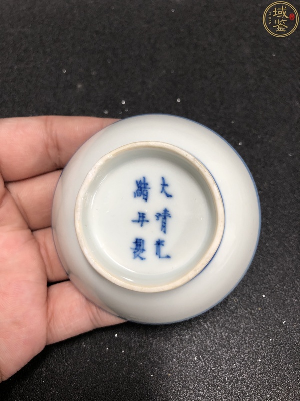 古玩陶瓷一對大清光緒年製本朝官窯款青花纏枝花卉筆添拍賣,當前價格2980元