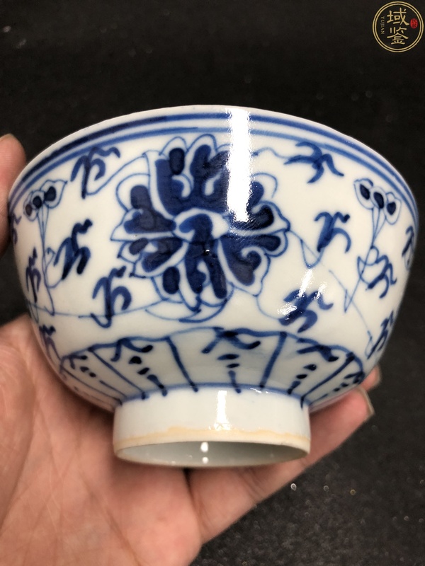 古玩陶瓷青花纏枝寶相蓮紋碗拍賣，當(dāng)前價(jià)格3500元