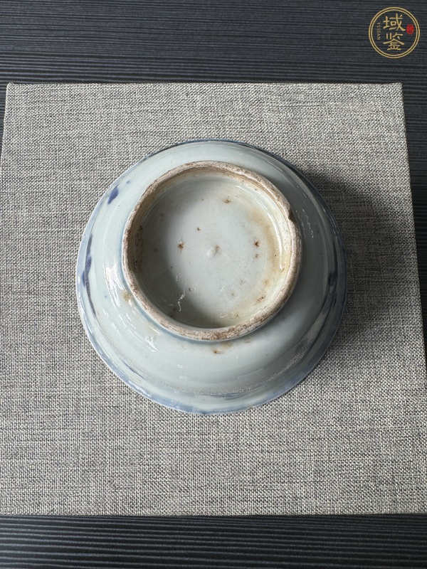 古玩陶瓷青花花鳥紋茶碗真品鑒賞圖