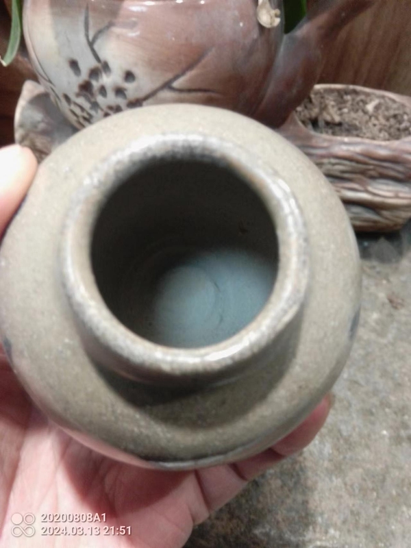 古玩陶瓷明代青花小罐拍賣,當前價格166元