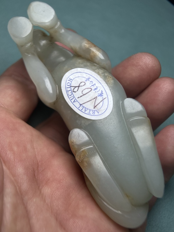 古玩玉器清中期籽料玉馬拍賣(mài),當(dāng)前價(jià)格78800元