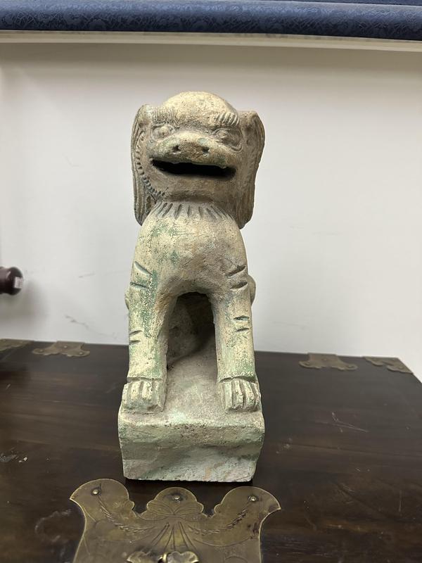 古玩陶瓷元明獅子拍賣,當前價格3888元