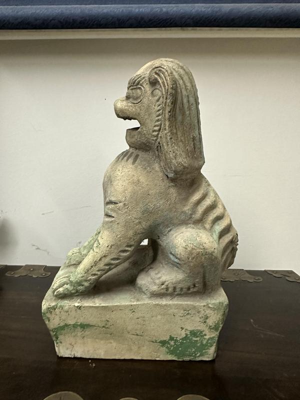 古玩陶瓷元明獅子拍賣,當前價格3888元