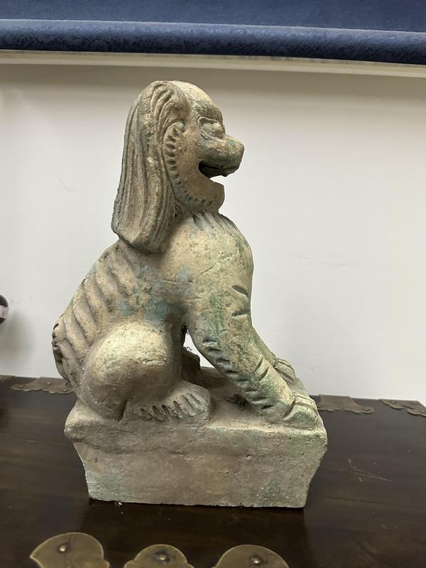 古玩陶瓷元明獅子拍賣,當前價格3888元