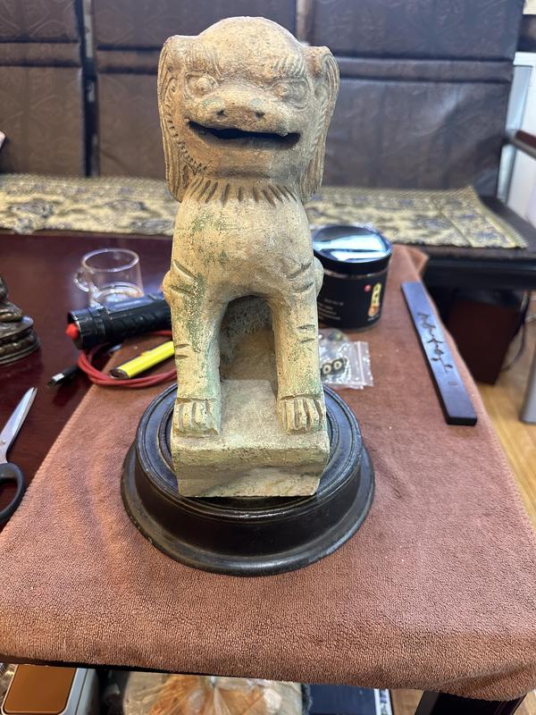 古玩陶瓷元明獅子拍賣,當前價格3888元