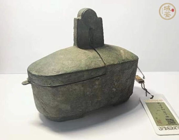 古玩銅器盒子燈真品鑒賞圖