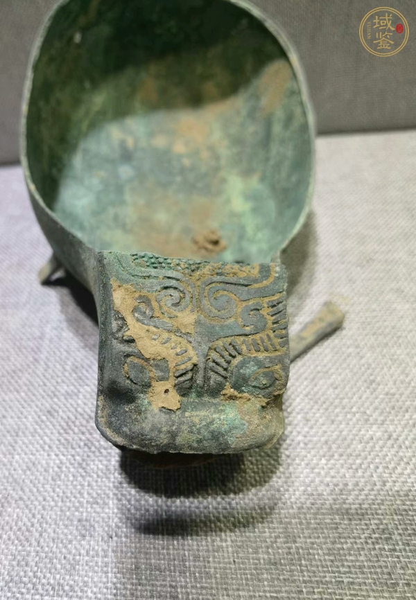 古玩銅器青銅水匜真品鑒賞圖