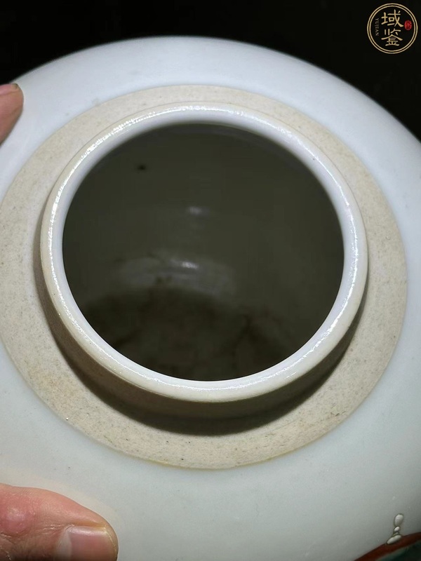 古玩陶瓷晚清粉彩天官賜福紋罐拍賣,當前價格12800元