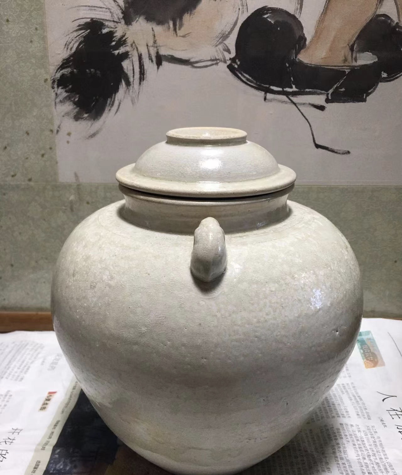 域鉴古玩】隋唐·兔系白瓷盖罐鉴定结果_隋唐·兔系白瓷盖罐真假鉴别