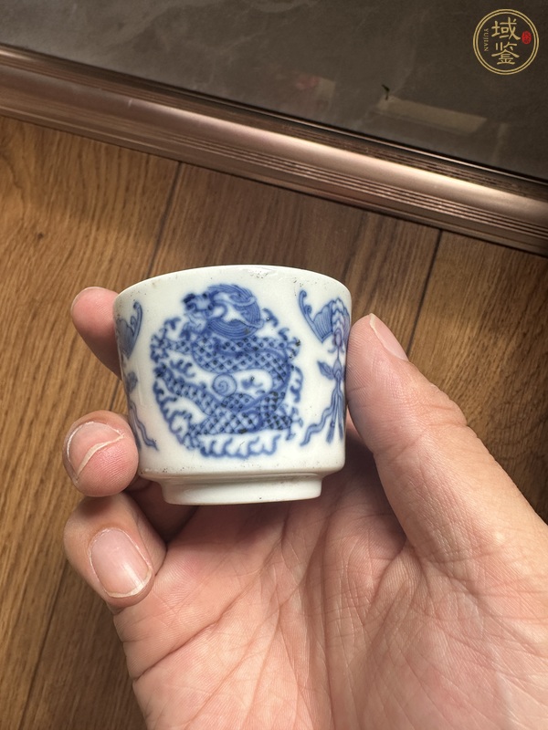 古玩陶瓷青花杯真品鑒賞圖