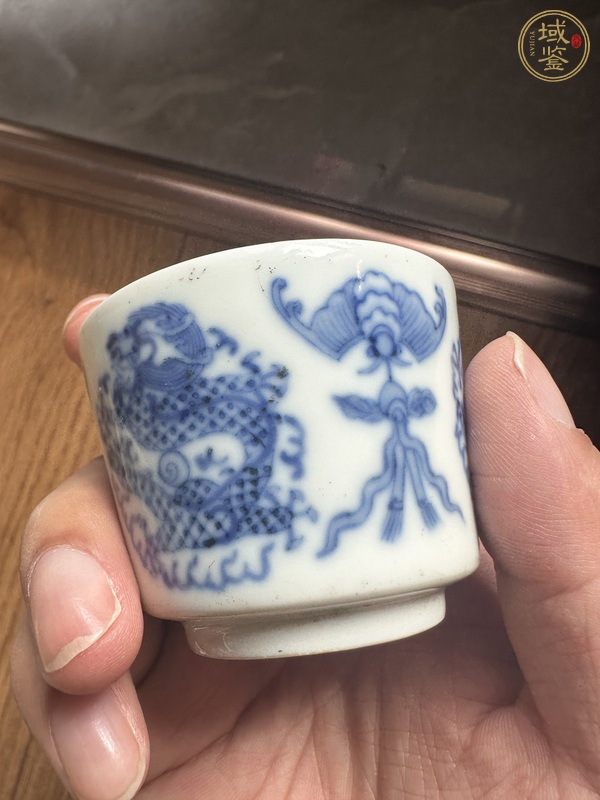 古玩陶瓷青花杯真品鑒賞圖