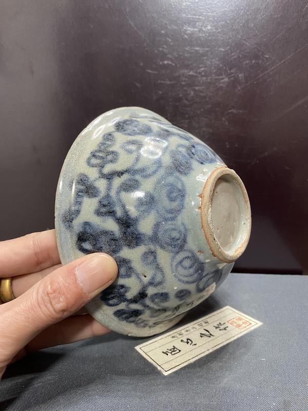古玩陶瓷明中青花纏枝碗拍賣,當前價格2999元