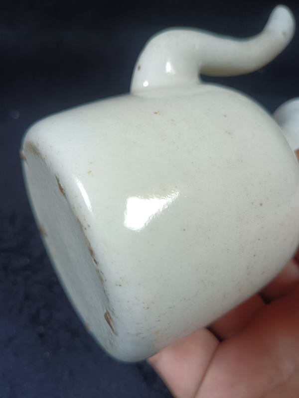 古玩陶瓷(全品)晚清白釉壺拍賣,當前價格150元