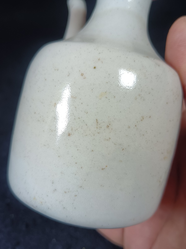 古玩陶瓷(全品)晚清白釉壺拍賣,當前價格150元