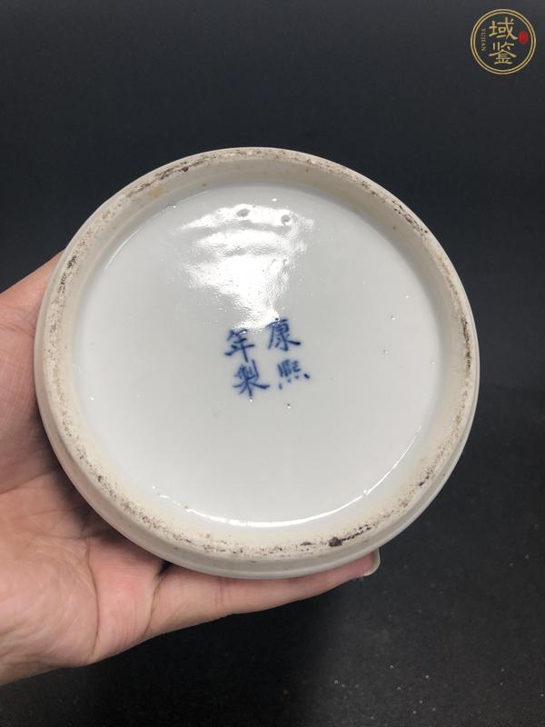 古玩陶瓷青花冰梅蓋瓶 真品鑒賞圖