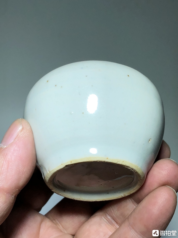 古玩陶瓷明末清初甜白釉蓋罐拍賣,當前價格2200元