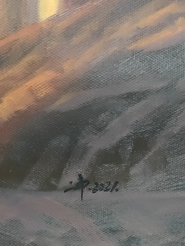 古玩字畫油畫家二郎展覽原作《獅子》拍賣,當(dāng)前價(jià)格1280元