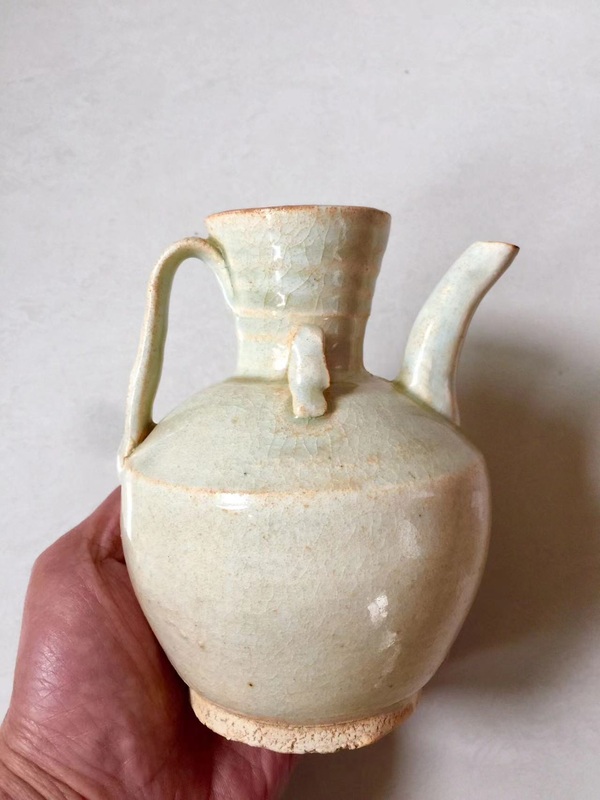古玩陶瓷青白釉執(zhí)壺拍賣,當(dāng)前價(jià)格7888元