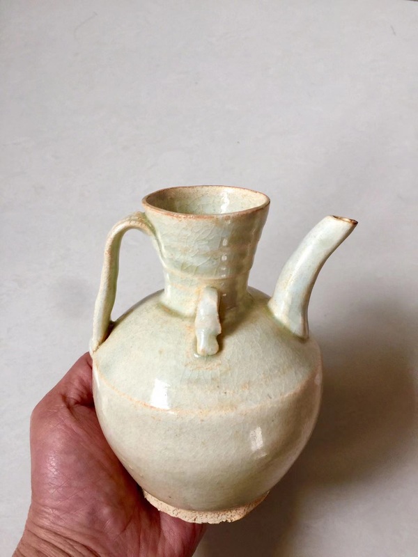 古玩陶瓷青白釉執(zhí)壺拍賣,當(dāng)前價(jià)格7888元
