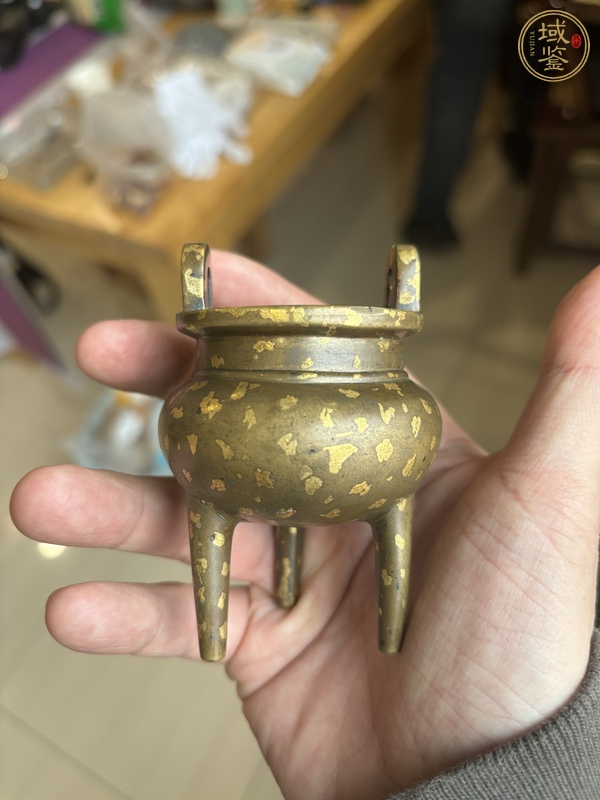 古玩洒金炉真品鉴赏图