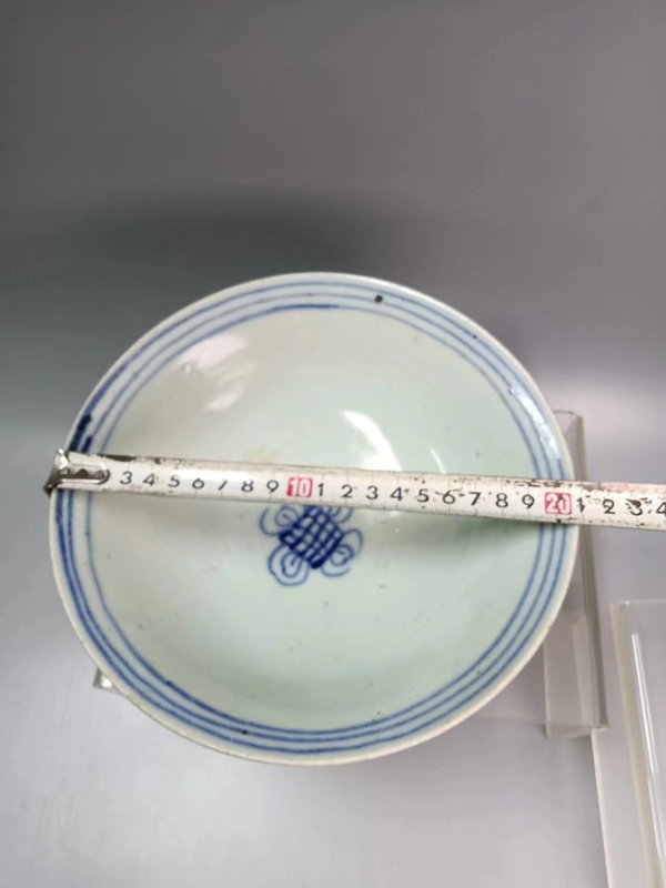 古玩陶瓷清中花卉紋青花大碗拍賣,當前價格1288元