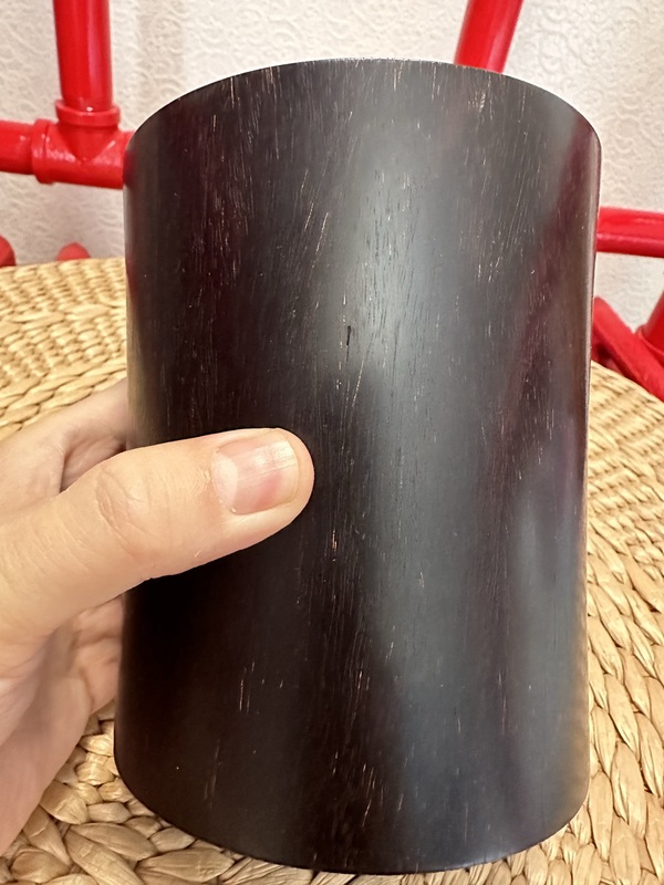 古玩雜項檀木筆筒拍賣,當前價格8980元