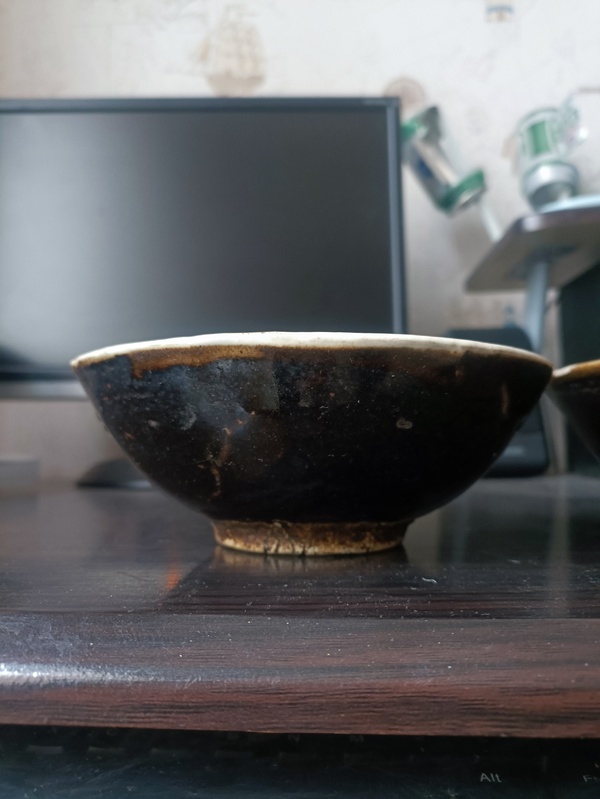 古玩陶瓷明末清初淄素碗一對拍賣,當前價格299元