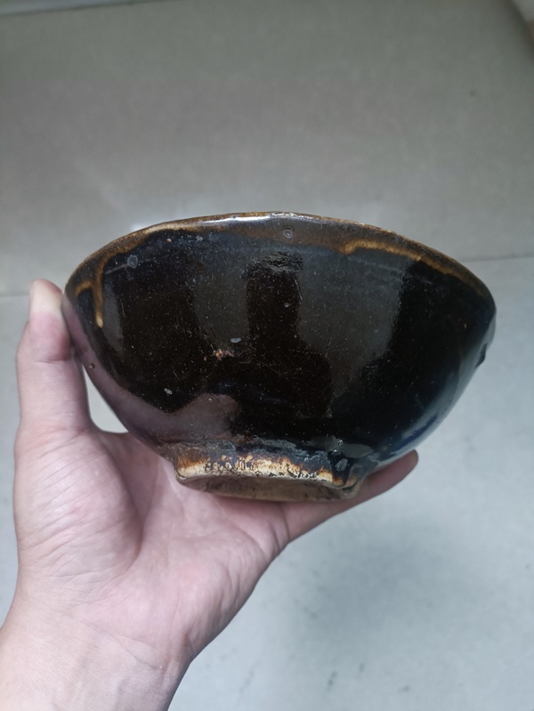 古玩陶瓷明末清初淄素碗一對拍賣,當前價格299元