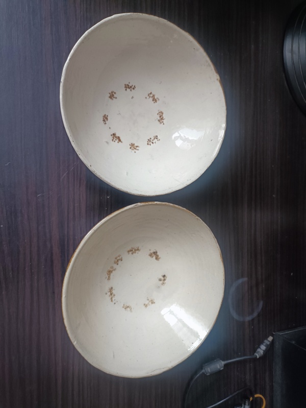 古玩陶瓷明末清初淄素碗一對拍賣,當前價格299元