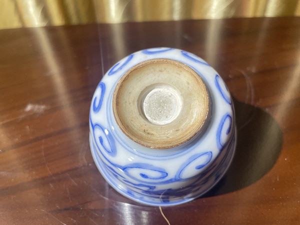 古玩陶瓷清中晚魁星點斗青花杯拍賣，當(dāng)前價格1200元