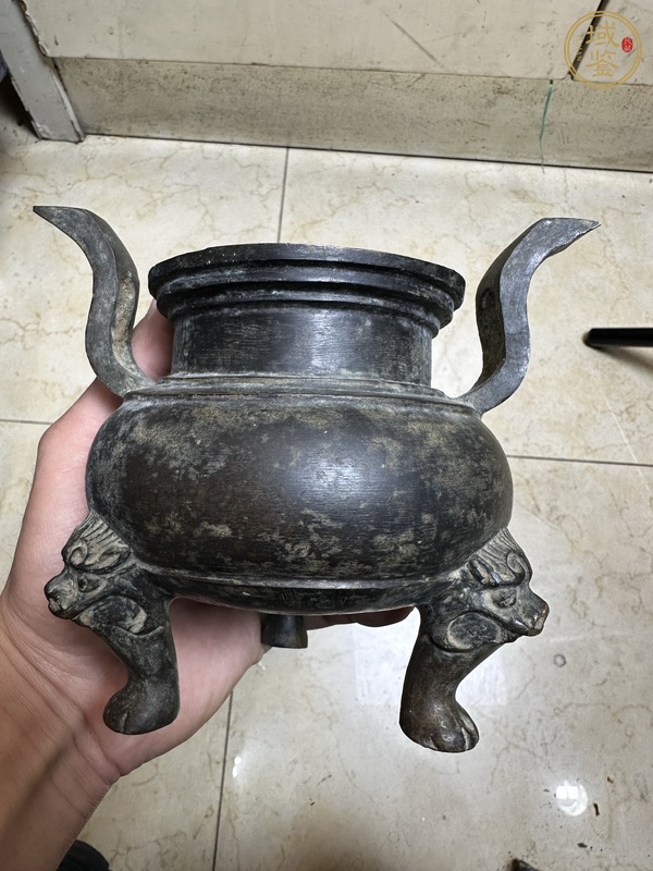 古玩銅器銅爐真品鑒賞圖