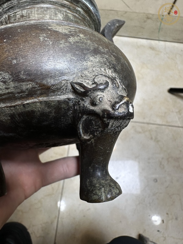 古玩銅器銅爐真品鑒賞圖