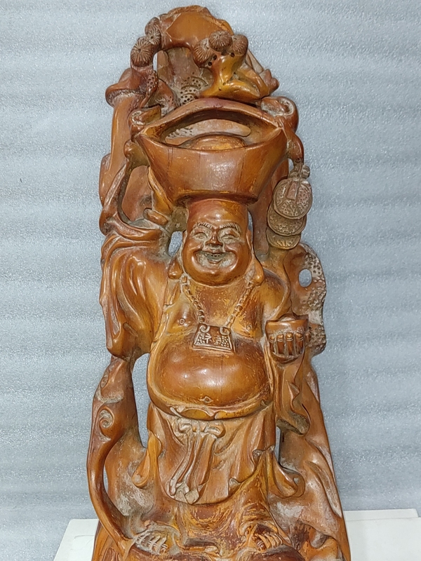 古玩雜項彌勒佛雕件拍賣,當前價格1880元