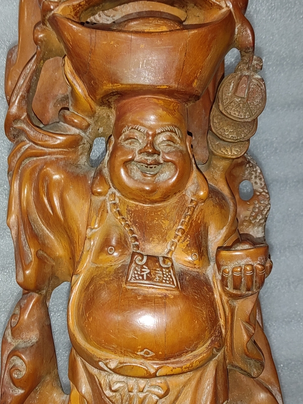 古玩雜項彌勒佛雕件拍賣,當前價格1880元