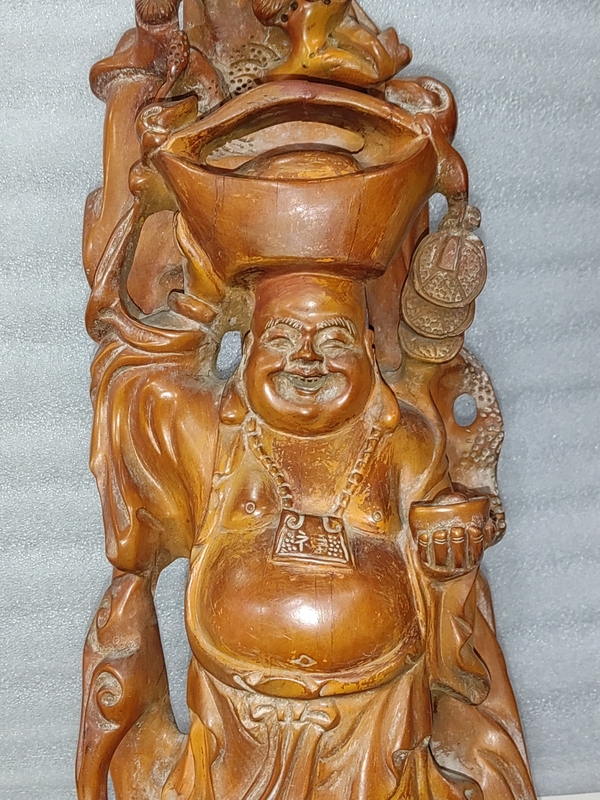 古玩雜項彌勒佛雕件拍賣,當前價格1880元