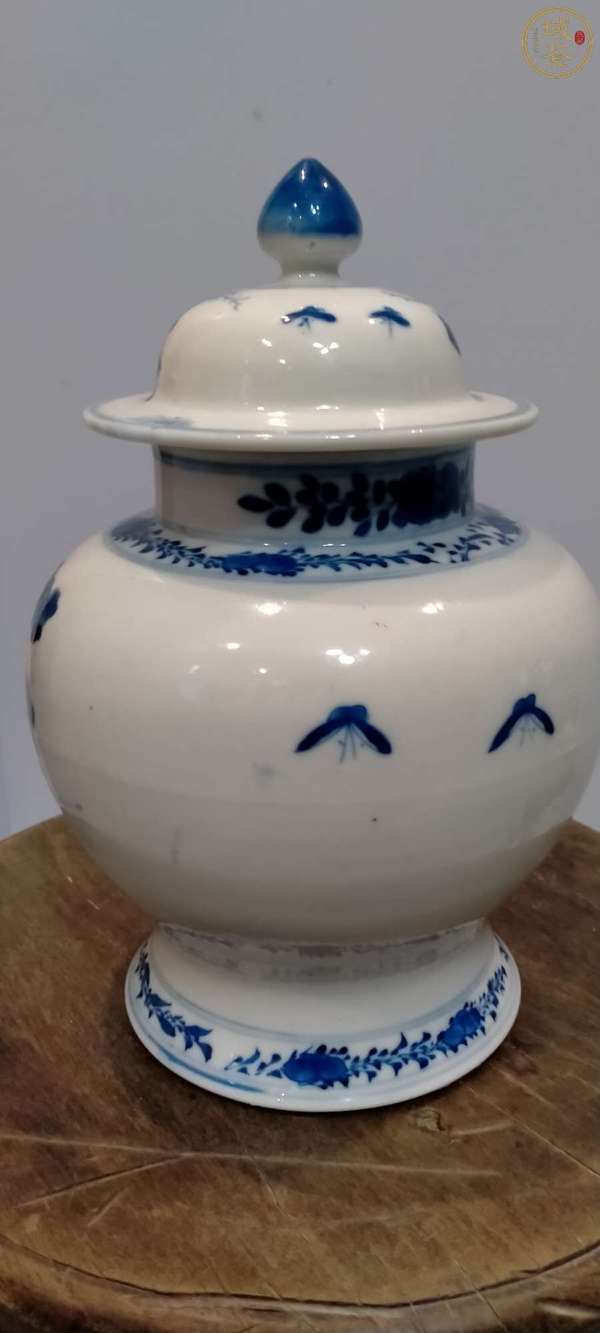 古玩陶瓷光緒青花將軍罐拍賣,當(dāng)前價(jià)格3500元