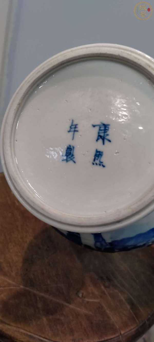 古玩陶瓷光緒青花將軍罐拍賣,當(dāng)前價(jià)格3500元