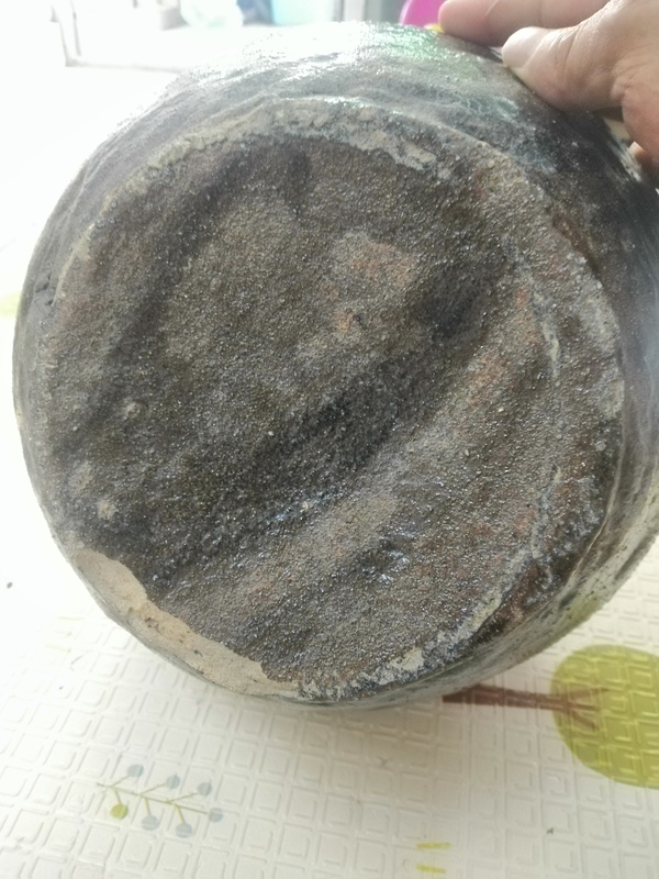 古玩陶瓷醬釉大罐拍賣,當前價格900元