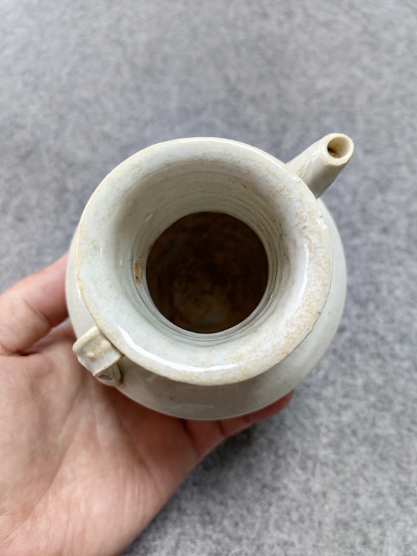 古玩陶瓷南宋-青白釉執(zhí)壺拍賣,當(dāng)前價(jià)格2600元