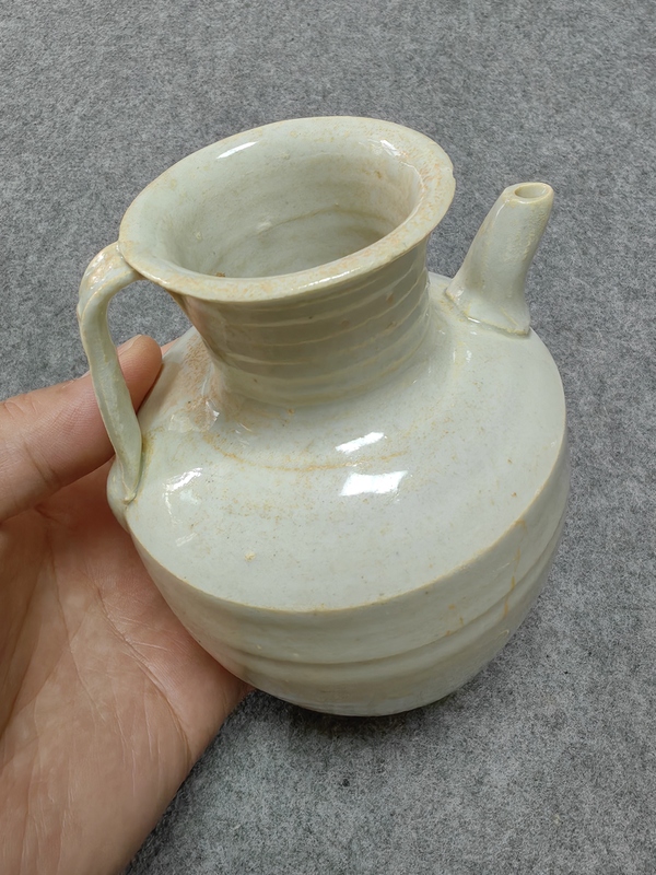 古玩陶瓷南宋-青白釉執(zhí)壺拍賣,當(dāng)前價(jià)格2600元