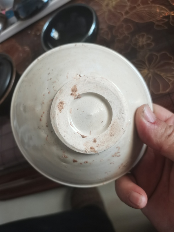 古玩陶瓷晚唐五代時期邢窯白瓷玉璧底盞色一流。漂亮。拍賣,當前價格4899元