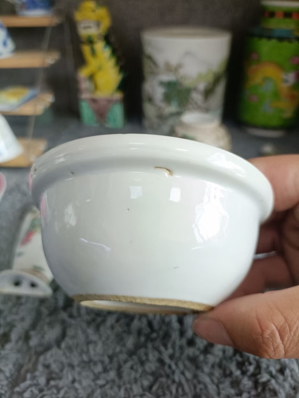古玩陶瓷同治墨彩黛玉葬花洗拍賣,當前價格3888元