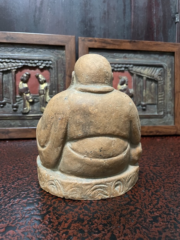 古玩陶瓷紫砂胎彌勒佛坐像拍賣,當前價格4888元