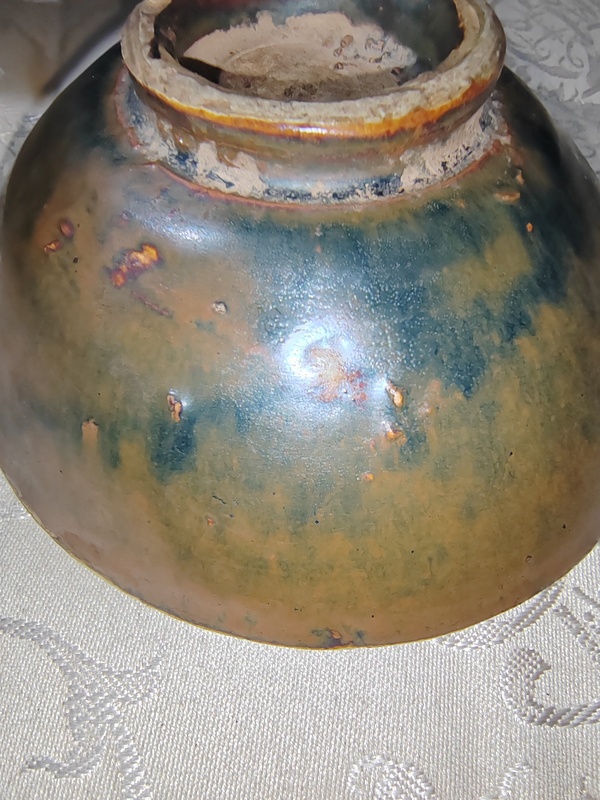 古玩陶瓷磁州窯雙色釉大碗拍賣，當(dāng)前價格1500元
