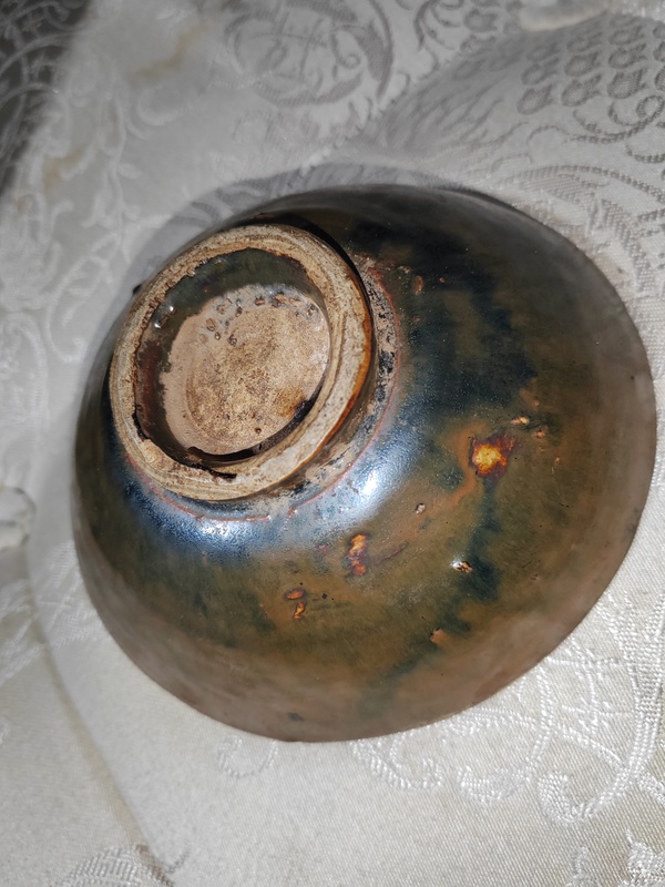 古玩陶瓷磁州窯雙色釉大碗拍賣，當(dāng)前價格1500元