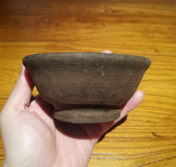 古玩陶瓷元代.黑陶茶盞拍賣,當前價格298元