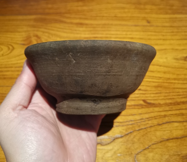 古玩陶瓷元代.黑陶茶盞拍賣,當前價格298元