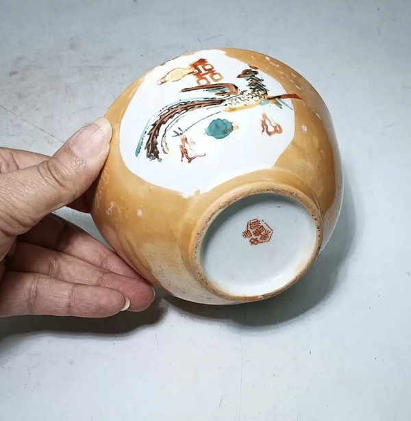 古玩陶瓷龍鳳紋碗*3個拍賣,當前價格68元